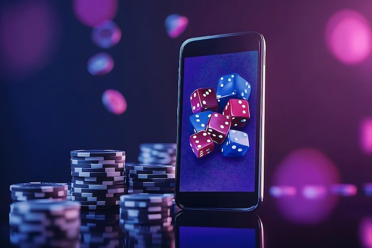 Antarmuka aplikasi mobile pohon 169 menampilkan meja dealer langsung blackjack